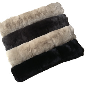 China Factory Wholesale Dyed Rex <strong>Rabbit</strong> <strong>Fur</strong> <strong>Plate</strong>/<strong>fur</strong> Carpet/throw/blanket - Product Image 5