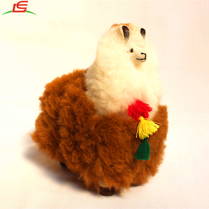 Fabriqués à la main Bébé Alpaga Andes En Peluche En Peluche <span class=keywords><strong>Lama</strong></span> - Product Image 2