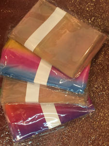 Brillant Arc-En-Ciel imprimé Organza/<span class=keywords><strong>organdi</strong></span> <span class=keywords><strong>Tissu</strong></span> pour L'habillement et La Décoration - Product Image 6