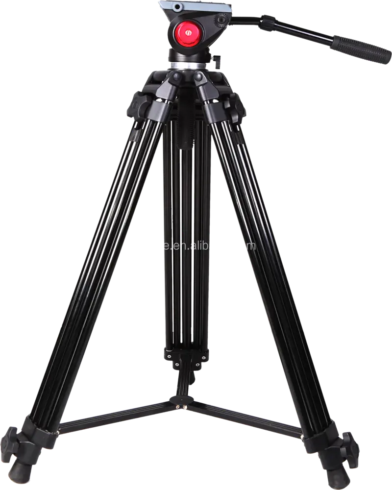 Photography Camera 1.8m Professional Heavy Duty Dslr Aluminum Alloy Camera Video Tripod with Panoramic Fluid Damping Head