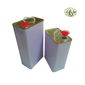 Bidon de peinture carré de <span class=keywords><strong>5</strong></span> <span class=keywords><strong>litres</strong></span>, bidon en métal - Product Image 1