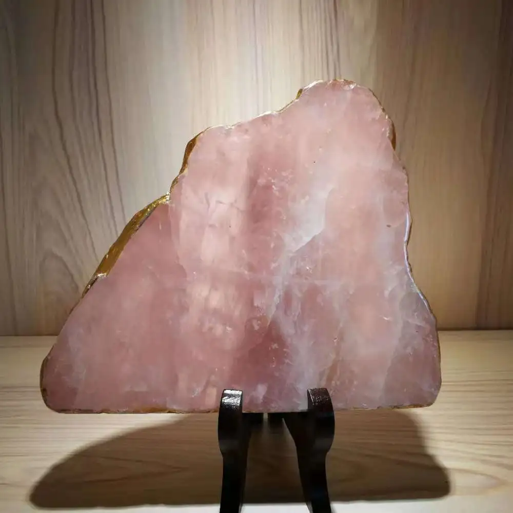 Розовый кварцевый камень для украшения столешницы, оптовая цена