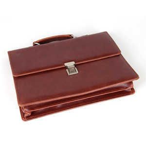 2018 viajes de ordenador portátil de cuero genuino para hombre negocios bolsa maletín - Product Image 2