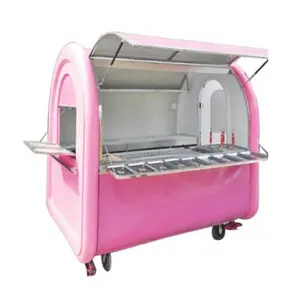 JUYOU taşınabilir sokak mama vanı küçük dondurma kamyon mini hızlı gıda karavanı