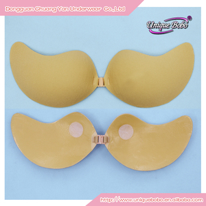 뜨거운 sexi 사진 여자 섹시한 모달 전면 폐쇄 누드 유방 리프트 밀어 실리콘 브래지어 여성 - Product Image 4