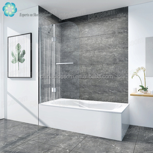Frameless Cerniere <span class=keywords><strong>Doccia</strong></span> Sopra La Vasca Da Bagno del Portello Per Vasche Da Bagno - Product Image 1
