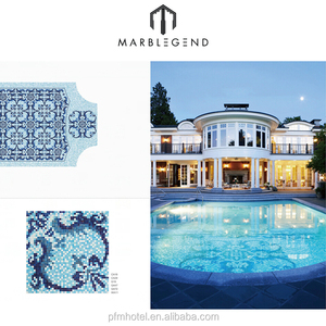 PFM design mosaico in vetro blu piastrellatura mosaico per piscina in vendita - Product Image 3