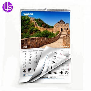 Fabricant de luxe en gros <span class=keywords><strong>2024</strong></span> pas cher personnalisé A3 Promotion défilement Photo spirale lié <span class=keywords><strong>calendrier</strong></span> mural impression - Product Image 4