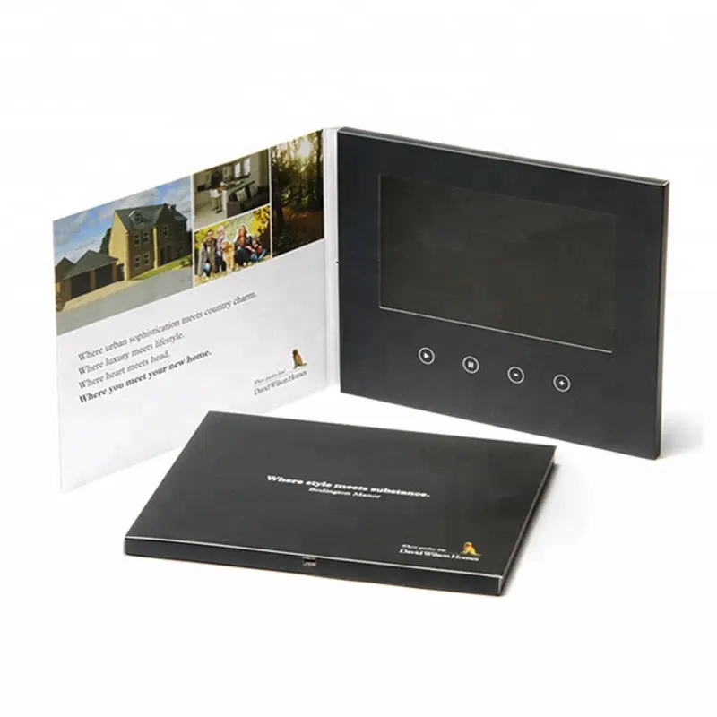 Advertising Gift 7インチTouch Screen Video Card Video Brochure Video Book