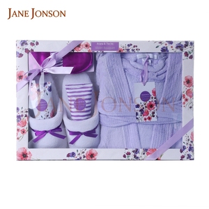 الفاخرة روب استحمام شبشب قناع عين يغسل الجسم طقم هدايا حمام أدوات الزينة - Product Image 1