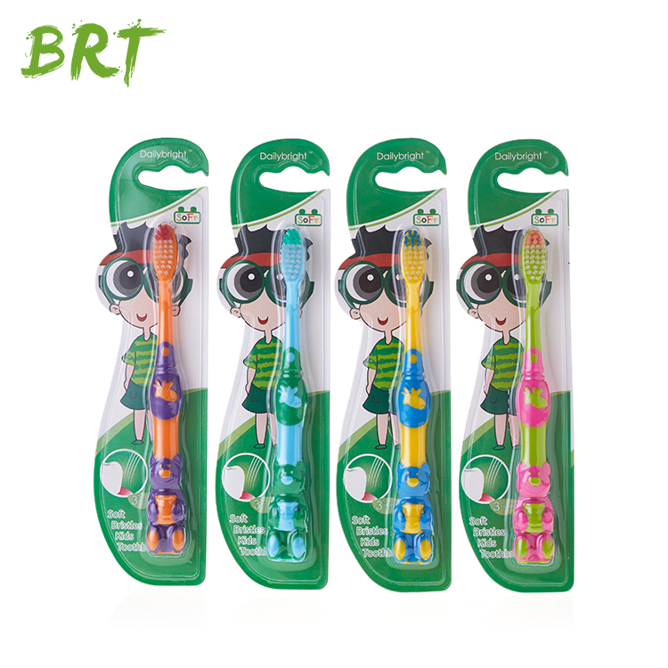 Bear Shape Children's Cartoon Toothbrush Wholesale Kids Toothbrush Soft