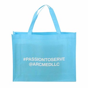 Sac réutilisable barato al por mayor barato reutilizable no tejido ultramarinos bolsas de ropa - Product Image 1