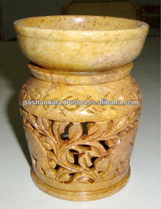 เตาเผาน้ำมันหอมระเหยหินธรรมชาติสำหรับตกแต่งบ้าน - Product Image 1