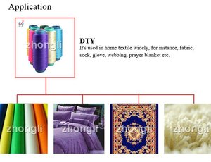 100% polyester sợi <span class=keywords><strong>dty</strong></span> màu <span class=keywords><strong>150D</strong></span> 300D 450D Anh Ấy Nim Sim - Product Image 5