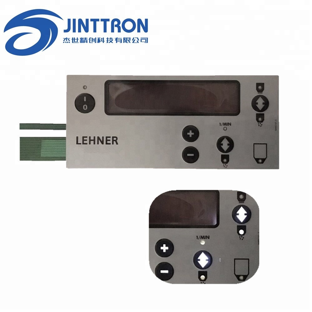 Мембранный переключатель с подсветкой, клавиатура с подсветкой, используемая для пульта дистанционного управления, автомобильного двигателя с зоной кнопки подсветки или логотипом