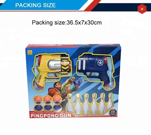 En plastique enfants vs jeu deux jouet <span class=keywords><strong>pistolet</strong></span> paintball avec bols et boules - Product Image 5