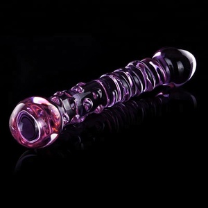 Unisexe Double Ended Dildo Sex Toy Pénis <span class=keywords><strong>Gay</strong></span> ou Femmes Gode En Verre - Product Image 4
