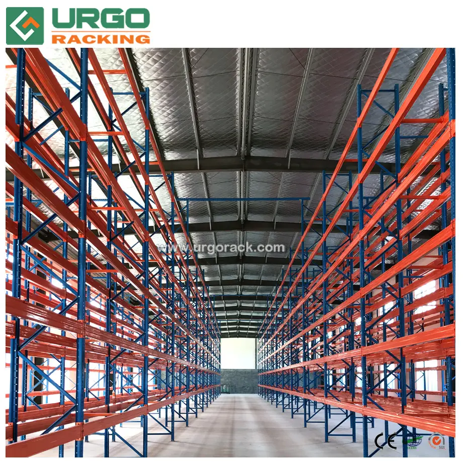 Heavy duty steel warehouse storage selective pallet racking system