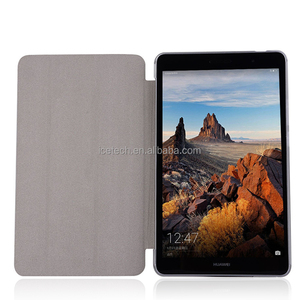 Étui en cuir à rabat chaud pour <span class=keywords><strong>Huawei</strong></span> <span class=keywords><strong>Media</strong></span> <span class=keywords><strong>Pad</strong></span> T3 7.0 tablette Style Simple housse en cuir PU avec protection en silicone PC TPU pour le sommeil - Product Image 4