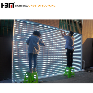 Panneau mural rétroéclairé en <span class=keywords><strong>film</strong></span> PVC, panneau d'affichage en tissu, enseigne lumineuse rétroéclairée par LED - Product Image 2