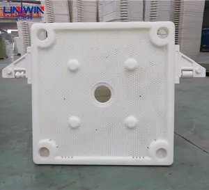 Placa de presión de filtro de polipropileno reforzado de alta presión, placa de filtro PP