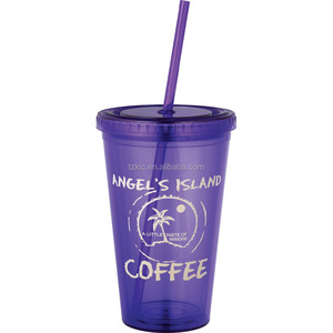 Noir 16oz. Tasse à paille transparente Sip N' Go - Product Image 5