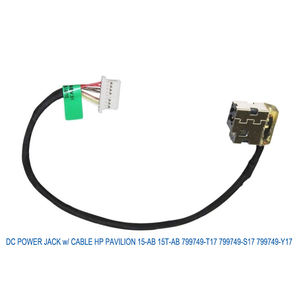 PRISE <span class=keywords><strong>D</strong></span>'<span class=keywords><strong>ALIMENTATION</strong></span> CC AVEC CÂBLE POUR <span class=keywords><strong>HP</strong></span> <span class=keywords><strong>PAVILION</strong></span> 15-AB 15T-AB 799749-T17 799749-S17 799749-Y17 - Product Image 3