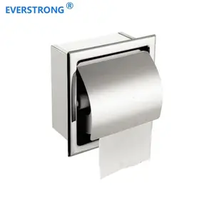 Everstrong gömülü kağıt tutucu ST-V21A paslanmaz çelik gömme tuvalet kağıdı tutucu