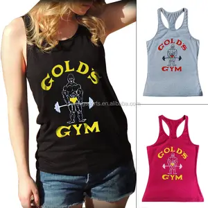 Sexy Girls Gym Sports Vest Workout Activewear Bodybuilding Stringer Tank Top Wholesale Women