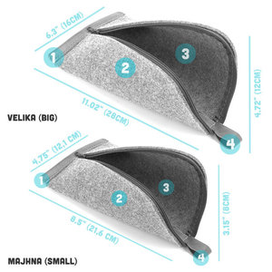 Alibaba Nhà Cung Cấp Trung Quốc Thiết Kế Mới Phổ Biến Kính Túi Thân Thiện Với Môi Mềm Pouch Cảm Thấy Kính Trường Hợp - Product Image 5