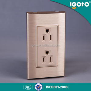 Igoto Tipo Americano N105/2 enchufe <span class=keywords><strong>de</strong></span> pared del zócalo eléctrico para América Del Sur - Product Image 1