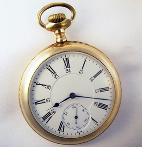 <span class=keywords><strong>Orologio</strong></span> da Tasca Classico Antico in Metallo, 21 Rubini, Quadrante 24 Ore, <span class=keywords><strong>Orologio</strong></span> Automatico Ferroviario Canadese - Product Image 2