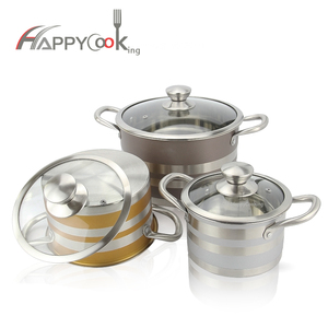 Juego de utensilios de cocina profesional de acero inoxidable, <span class=keywords><strong>olla</strong></span> antiadherente, novedad - Product Image 6