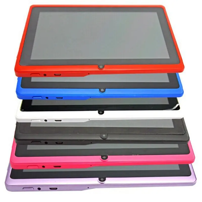 Caliente barato niños tabletas Quad-core La A33 1GB de RAM 8G Android 6,0 Q88 7 pulgadas Tablet