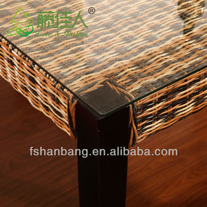 Único al por mayor de bambú de mimbre rattan muebles de jardín conjunto de silla de comedor y reposteria - Product Image 4