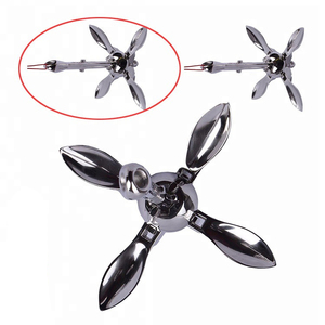 <span class=keywords><strong>Xiamen</strong></span> Sunshine Gros Marine Marine 316 Ancre de Bateau en Acier inoxydable Pliant Grappin Grappin Type 1.51b Pour Yacht Kayak <span class=keywords><strong>Shi</strong></span> - Product Image 4