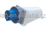 Ip44 Industrial utensilio socket LX-533 / 543 CE 63 / 125A 2 <span class=keywords><strong>P</strong></span> + E 380 - 415 V Industrial montaje en pared zócalo impermeable - Product Image 1
