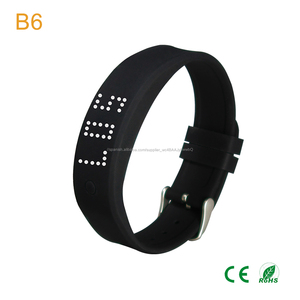 Nueva usable reloj inteligente B6 pulsera inteligente monitor de sueño para iphone samsung ios android - Product Image 3