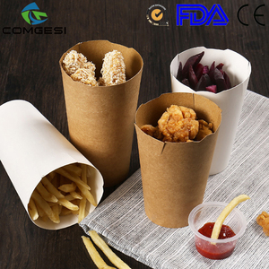 Bol à soupe en papier kraft 1 pièce, bol à fruits pour poulet frit, conception personnalisée, taille, logo, meilleure qualité, en vogue amazon - Product Image 3
