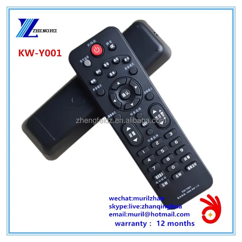 ZF Đen 40 Keys KW-Y001 LED/LCD TV Remote <span class=keywords><strong>Điều</strong></span> <span class=keywords><strong>Khiển</strong></span> cho KONKA KW-YOO1 KW-YOOI KW-Y00I