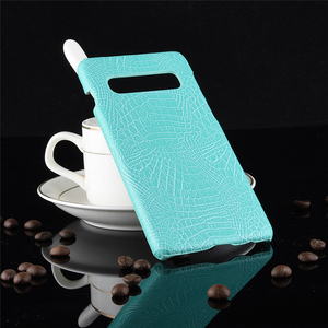 Funda de teléfono de piel sintética de alta calidad con cocodrilo para <span class=keywords><strong>Samsung</strong></span> <span class=keywords><strong>S10</strong></span> Plus - Product Image 5