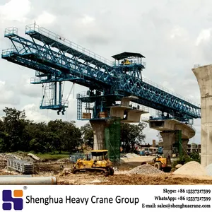 600 Ton Steel Girder Launching Overhead Launching Gantry Bridge Launching Crane For Highway