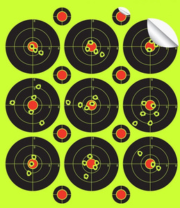 Pegatinas de Objetivo de Tiro Splatter Target, Objetivo Redondo de 8 Pulgadas, Nuevas Tendencias 2022, Pegatinas de Objetivo de Tiro Autoadhesivas Reactivas de 8 Pulgadas, Brig - Product Image 2