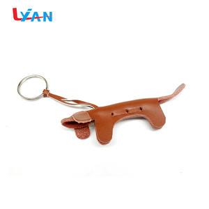 OEM thăng hoa sang trọng Dog Keychain chất lượng tuyệt vời da Keychain - Product Image 3