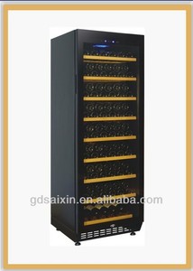 Comercial tamaño de color rojo <span class=keywords><strong>vino</strong></span> <span class=keywords><strong>del</strong></span> gabinete, 86 botella de <span class=keywords><strong>vino</strong></span> más fresco, nevera de vinos srt-128s - Product Image 1