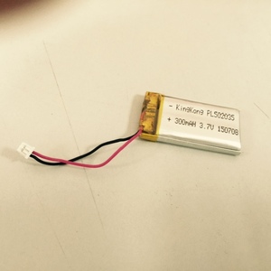 공장 가격 502035 3.7v <span class=keywords><strong>300</strong></span> <span class=keywords><strong>mah</strong></span> 리튬 폴리머 배터리