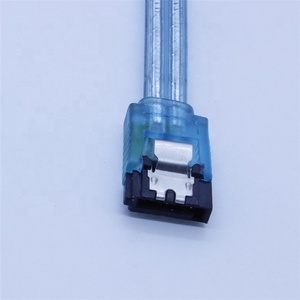 50ซม. สีฟ้าใสมุมขวา6Gbps <span class=keywords><strong>SATA</strong></span> 3.0สายข้อมูลฮาร์ดดิสก์ - Product Image 4
