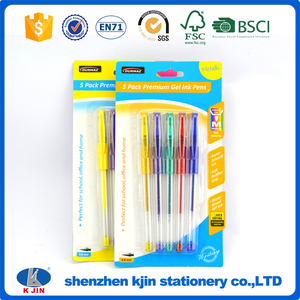 Duro tarjeta <span class=keywords><strong>de</strong></span> nuevo 5 pack premium brillo metálico bolígrafos <span class=keywords><strong>de</strong></span> tinta <span class=keywords><strong>gel</strong></span> - Product Image 1