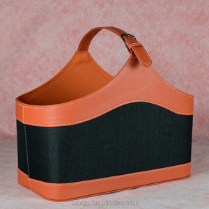 Cuoio colorato Hotel Cesto Regalo, vino Frutta Cestini - Product Image 5