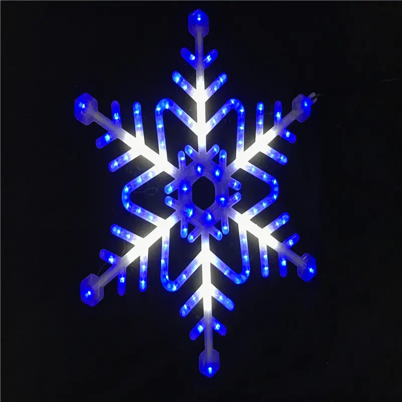 wholesale 220V meteor effect led snowflake light for christmas decoration